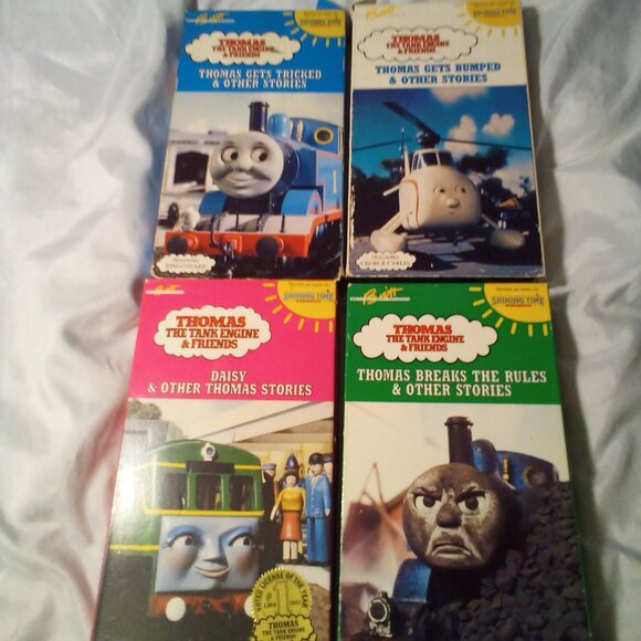 Thomas The Tank Engine & Friends VHS Tape Lot of 4 Shinning Time Vintage Classic - Picture 1 of 5